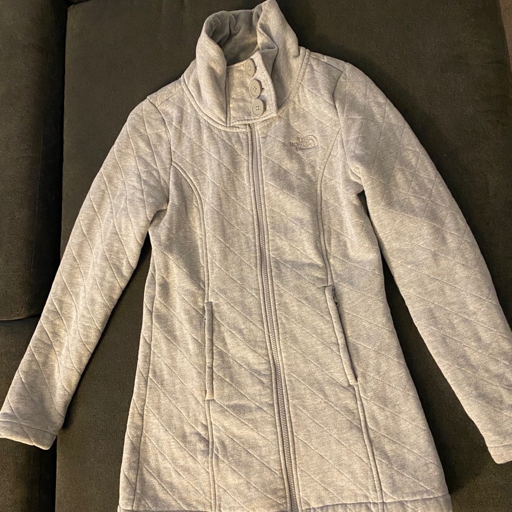 North Face knee length jacket. Size small.